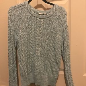 Gap crew neck cable knit women's sweater